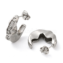Non-Tarnish 304 Stainless Steel Stud Earrings Findings&nbsp;LS-STAS-G317-06P