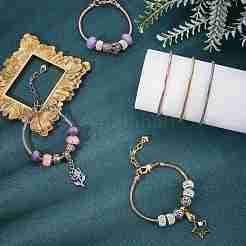 9Pcs 3 Style Brass European Style Bracelet Making&nbsp;MAK-SC0001-14
