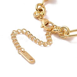 304 Stainless Steel Knot Link Chain Bracelet for Men Women&nbsp;LS-BJEW-E020-01G