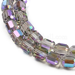 Electroplate Glass Beads Strands&nbsp;GLAA-G112-07G