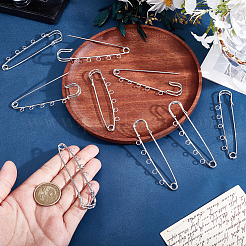 30Pcs Iron Brooch Findings &nbsp;FIND-SC0020-46P