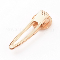Zinc Alloy Alligator Hair Clip Findings&nbsp;PALLOY-E564-35MKCG