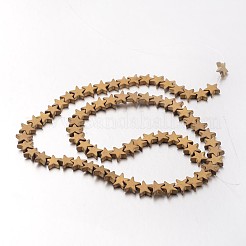 Electroplate Non-magnetic Synthetic Hematite Bead Strands&nbsp;G-F300-24C-F03