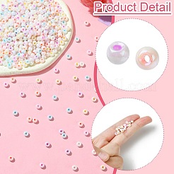 1280Pcs 8 Colors Opaque Colours Glass Seed Beads&nbsp;SEED-CJ0001-24