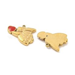 304 Stainless Steel Enamel Charms&nbsp;STAS-P356-37G