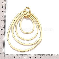 Rack Plating Eco-Friendly Alloy Big Pendants&nbsp;FIND-N005-35G