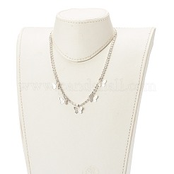 Butterfly Bib Necklaces&nbsp;NJEW-JN03510-01