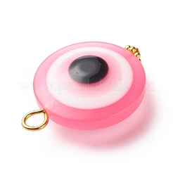 Transparent Evil Eye Resin Pendants&nbsp;PALLOY-JF01847-02