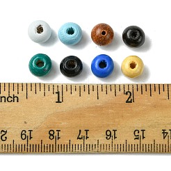 160Pcs 8 Styles Natural Wood Beads&nbsp;WOOD-FS0001-18