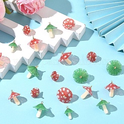 15Pcs 3 Styles Plastic Pendants&nbsp;KY-YW0002-28A