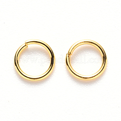 Brass Open Jump Rings&nbsp;KK-S358-001G