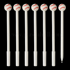8Pcs Ball Series Cartoon Stainless Steel Pens&nbsp;AJEW-TADJ0001-37F