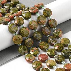 Natural Unakite Bead Strands&nbsp;G-C116-A04-01