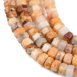 Natural Crazy Agate Beads Strands&nbsp;G-G345-C04-2x4mm