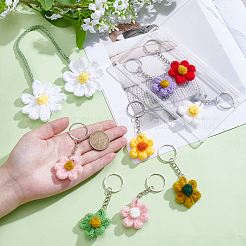 9Pcs Handmade Woven Costume Keychain&nbsp;KEYC-WR00002