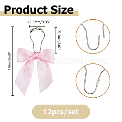 Iron Shower Curtain Rings for Bathroom&nbsp;HJEW-HS00084