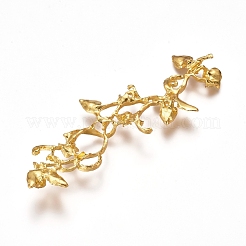 Electroplated Alloy Rhinestone Settings&nbsp;PALLOY-I176-01G