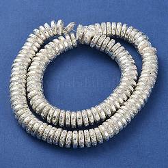 Electroplated Natural Lava Rock Beads Strands&nbsp;G-I360-A05-04