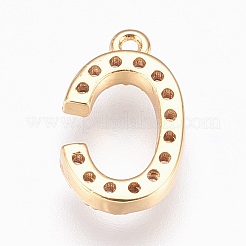 Brass Letter Pendants&nbsp;X-KK-P150-03G-C