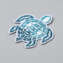 Polyester Computerized Embroidery Iron on/Sew on Patches&nbsp;PATC-WH0014-18I
