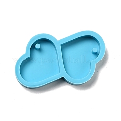 Heart DIY Pendant Silicone Molds&nbsp;DIY-G062-D02