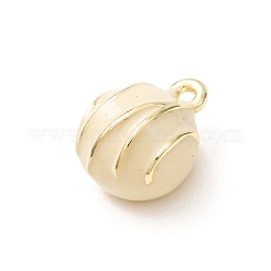 Brass Enamel Pendants&nbsp;KK-CBA260B-14E-G