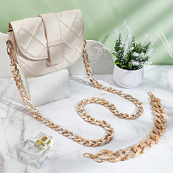 2Pcs 2 Style Resin & Acrylic Bag Strap Chains Sets&nbsp;FIND-WR0009-55