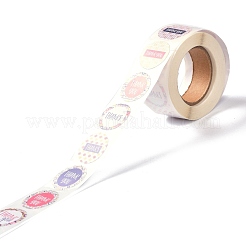 Round PVC Self-Adhesive Paper Stickers&nbsp;DIY-XCP0001-50