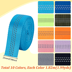20 Yards 10 Colors Imitation Nylon Reflective  Ribbon&nbsp;OCOR-GA0002-61