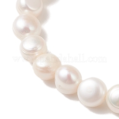 Natural Cultured Freshwater Pearl Beads Stretch Bracelets&nbsp;BJEW-JB13472