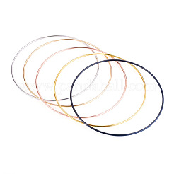 5Pcs 5 Colors Iron Rings&nbsp;FIND-TA0011-10