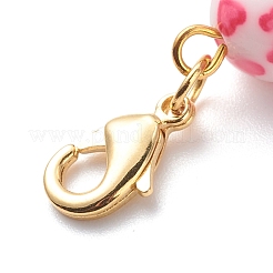 Valentine's Day Alloy Enamel Pendant Decorations Sets&nbsp;HJEW-JM00756
