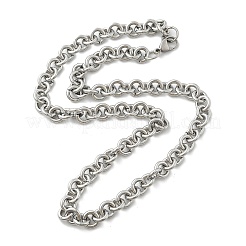 Non-Tarnish 304 Stainless Steel Rolo Chains Necklaces&nbsp;NJEW-F297-02P