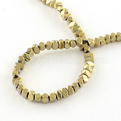 Electroplate Non-magnetic Synthetic Hematite Bead Strands&nbsp;G-S203-08G