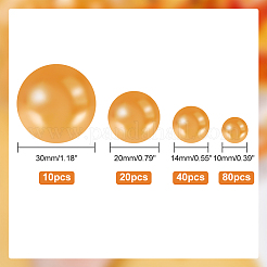 ABS Plastic Imitation Pearl Beads&nbsp;FIND-WH0127-18C