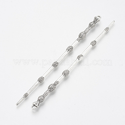 Tibetan Style Alloy Hair Stick Findings&nbsp;TIBE-Q083-001AS-NR