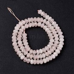 Natural Rose Quartz Beads Strands&nbsp;G-F362-05-4x6mm
