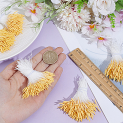 5 Bundles Cotton and Gesso Artificial Flower Core&nbsp;DIY-GF0013-35A