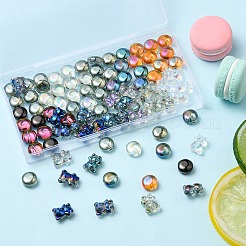 90Pcs 12 Style Electroplate Glass Beads Strands&nbsp;EGLA-YW0001-54