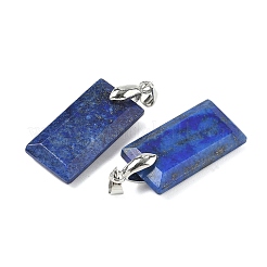 Dyed Natural Lapis Lazuli Faceted Pendants&nbsp;G-L623-03P-05