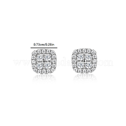 925 Sterling Silver Pave Moissanite Stud Earrings for Women&nbsp;NV5632