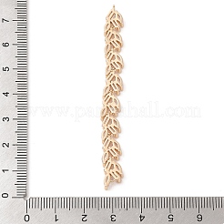 Brass Inlay Clear Glass Big Pendants&nbsp;KK-S388-11G