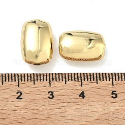 Rectangle Brass Beads&nbsp;KK-G555-02G