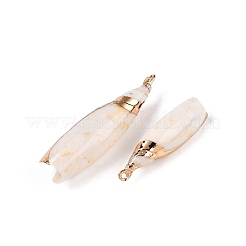 Natural Sea Shell Pendants&nbsp;SSHEL-N038-29