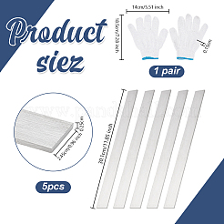 5Pcs Stainless Steel Strips&nbsp;DIY-OC0014-96B