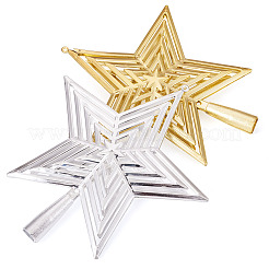 2Pcs 2 Colors Plastic Star Tree Top Decoration&nbsp;KY-TA0001-69