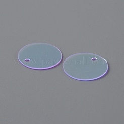 Iridescent PVC Paillette/Sequins Pendants&nbsp;PVC-WH0006-01A