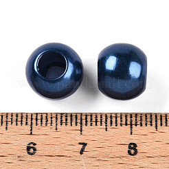 ABS Plastic Imitation Pearl European Beads&nbsp;MACR-R530-12mm-A65