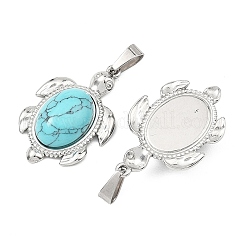 Natural & Synthetic Mixed Stone Pendants&nbsp;PALLOY-JF05695-02