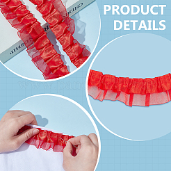 Polyester Wrinkle Lace Ribbon&nbsp;OCOR-WR0001-94B